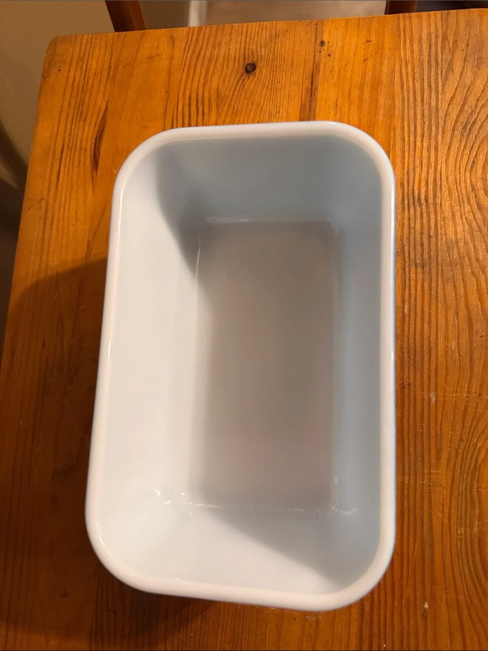 Vintage Pyrex blue mini loaf pan